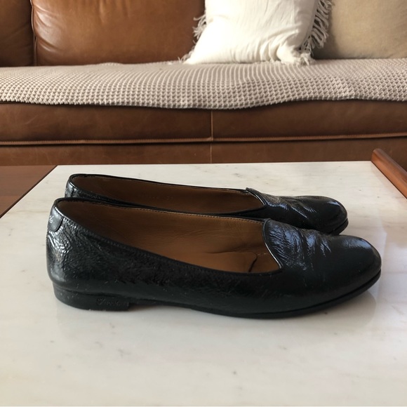 GUCCI patent Italian leather loafer flats - size 39 - Picture 6 of 10